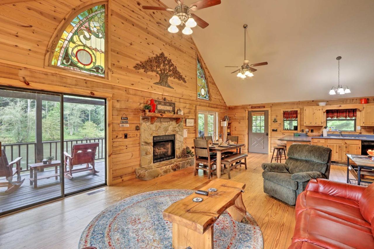 Rivers Edge - Ultimate Riverfront Getaway Hayesville ภายนอก รูปภาพ